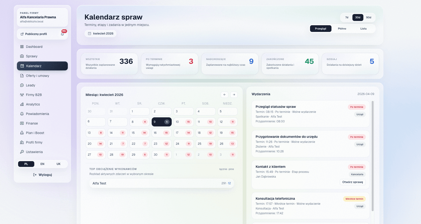 PrawoPro CRM screenshot 4